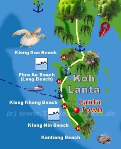koh lanta map