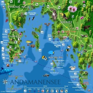 krabi koh phi phi map