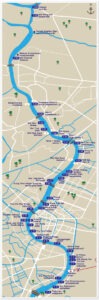 Chao Phraya Expressboot Routen