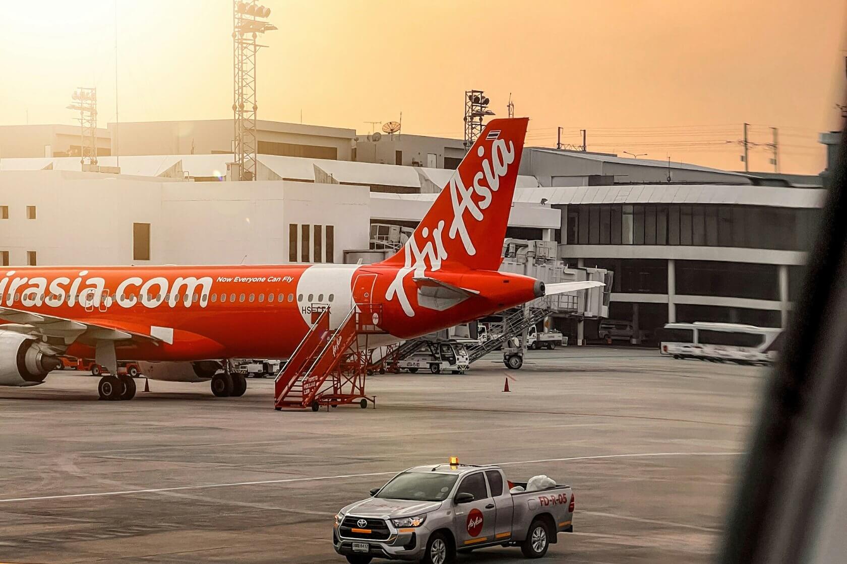 AirAsia Thailand am Flughafen Bangkok AirAsia Thailand am Flughafen Bangkok