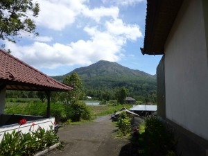 Blick auf den Gunung Batur Indonesien Bali