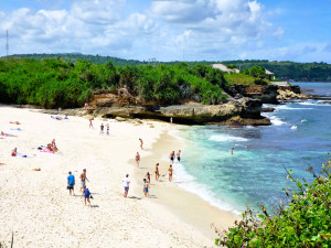 Dream Beach auf Nusa Lembongan Indonesien Bali