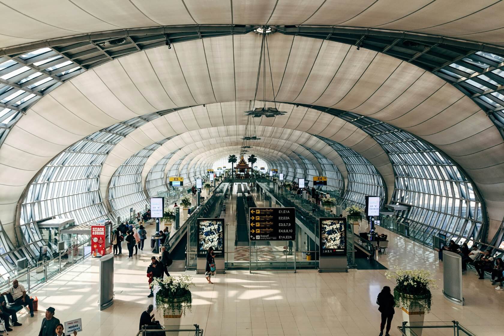 Flughafen Suvarnabhumi Bangkok Terminalgebäude