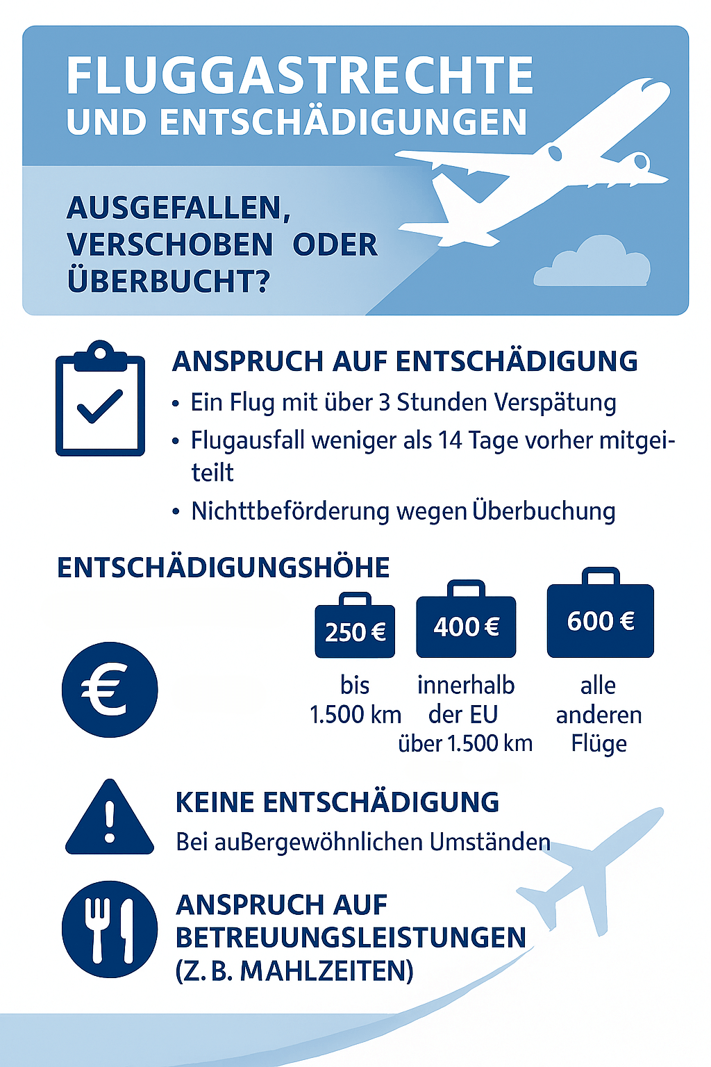 Infografik zu Fluggastrechten Flashpacking4life Infografik zu Fluggastrechten - Flashpacking4life