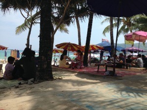 Patong Beach Restaurant Palmen