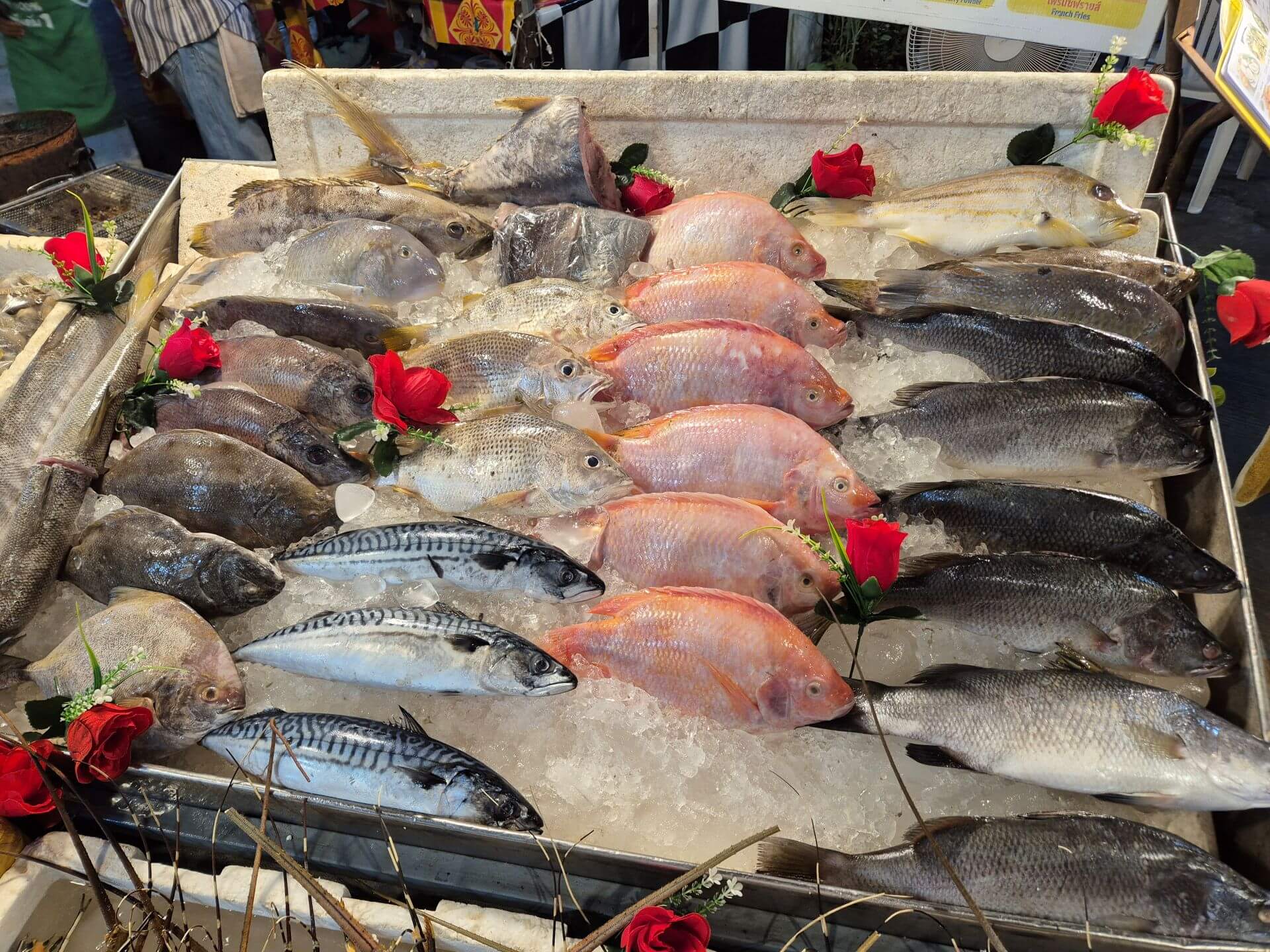 Lamai Seafood Street Auslage