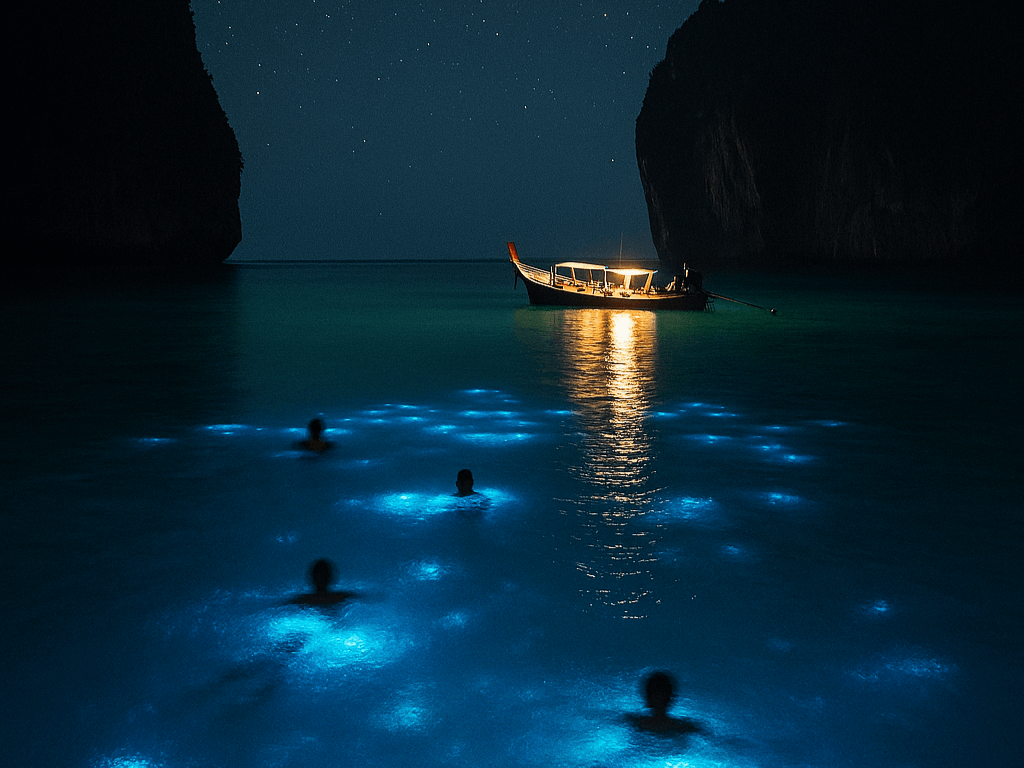 Maya Bay in Koh Phi Plankton