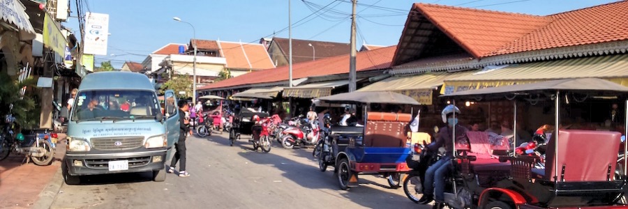 Old Market Siem Reap Kambodscha Außen