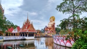 Wat Plai Laem Buddha Koh Samui Thailand