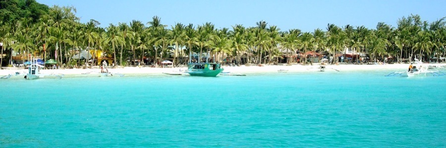 Boracay Strand Philippinen Sonnenschein