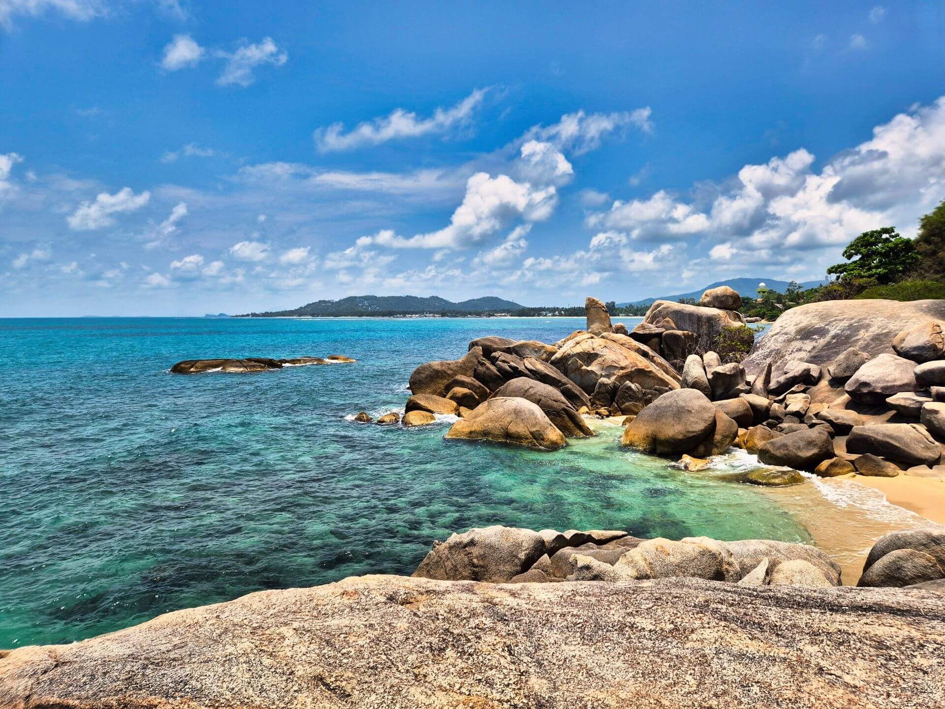 Grandfather and Grandmother Felsen Lamai Koh Samui Grandfather and Grandmother Felsen Lamai Koh Samui