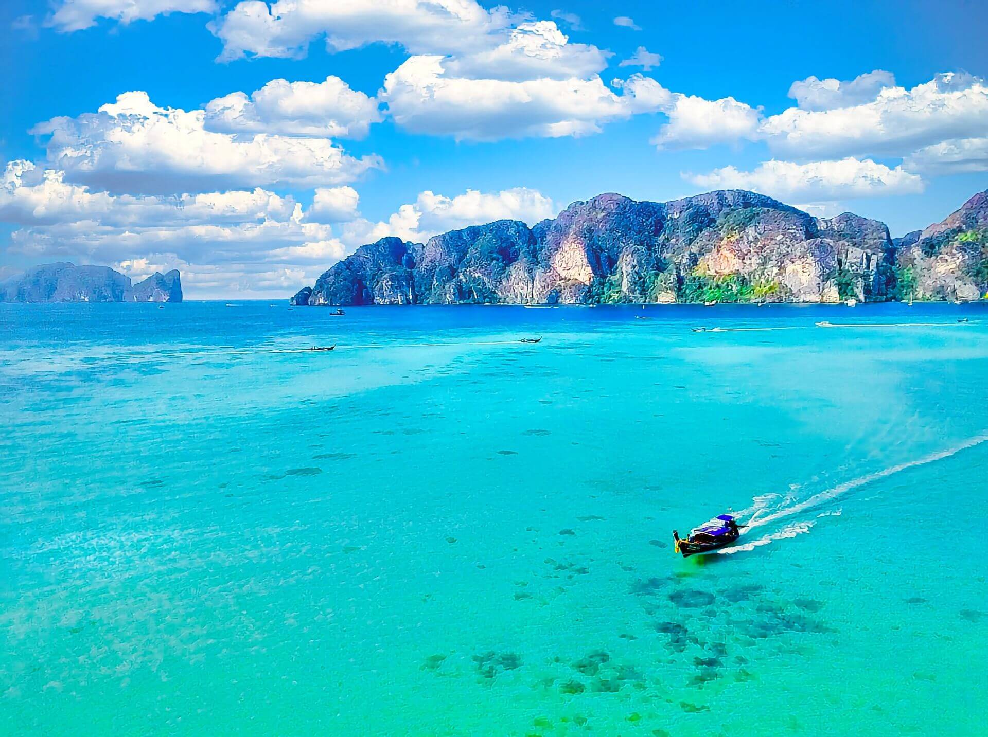Koh Phi Phi Drohnenaufnahme Tonsai Bay Koh Phi Phi Drohnenaufnahme Tonsai Bay