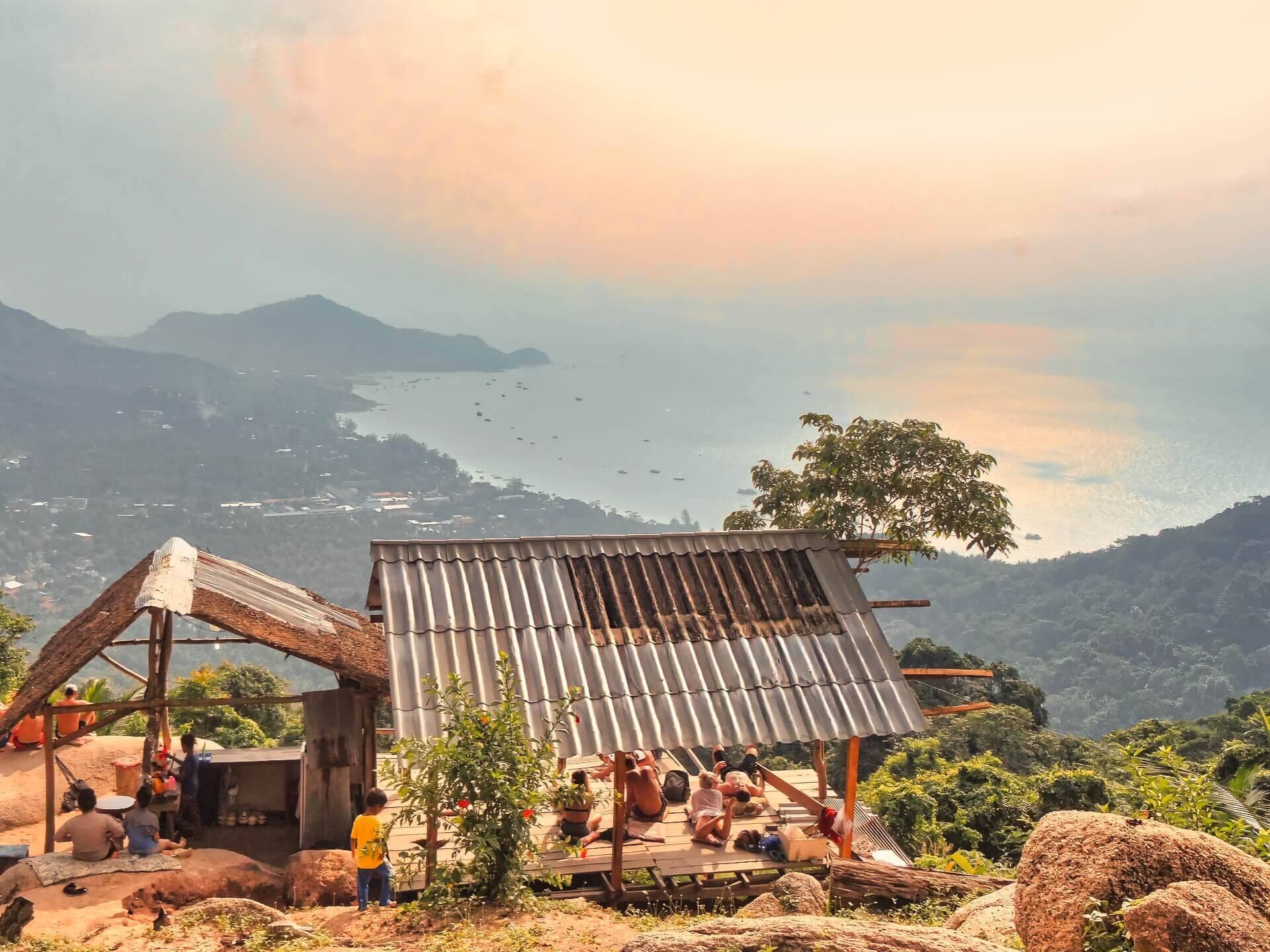 Mango Viewpoint Koh Tao am Nachmittag