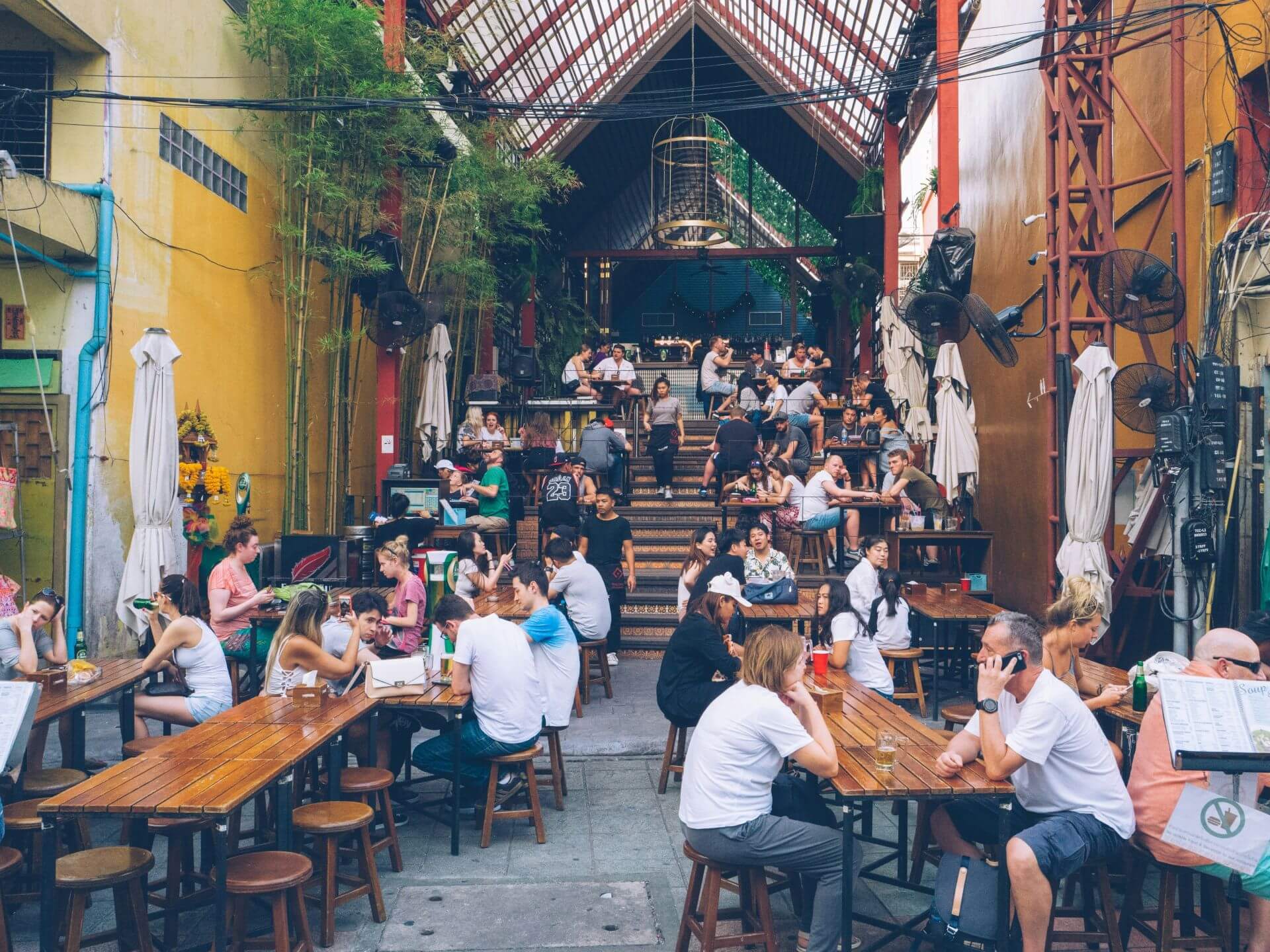 Bar Khao San Road am Nachmittag