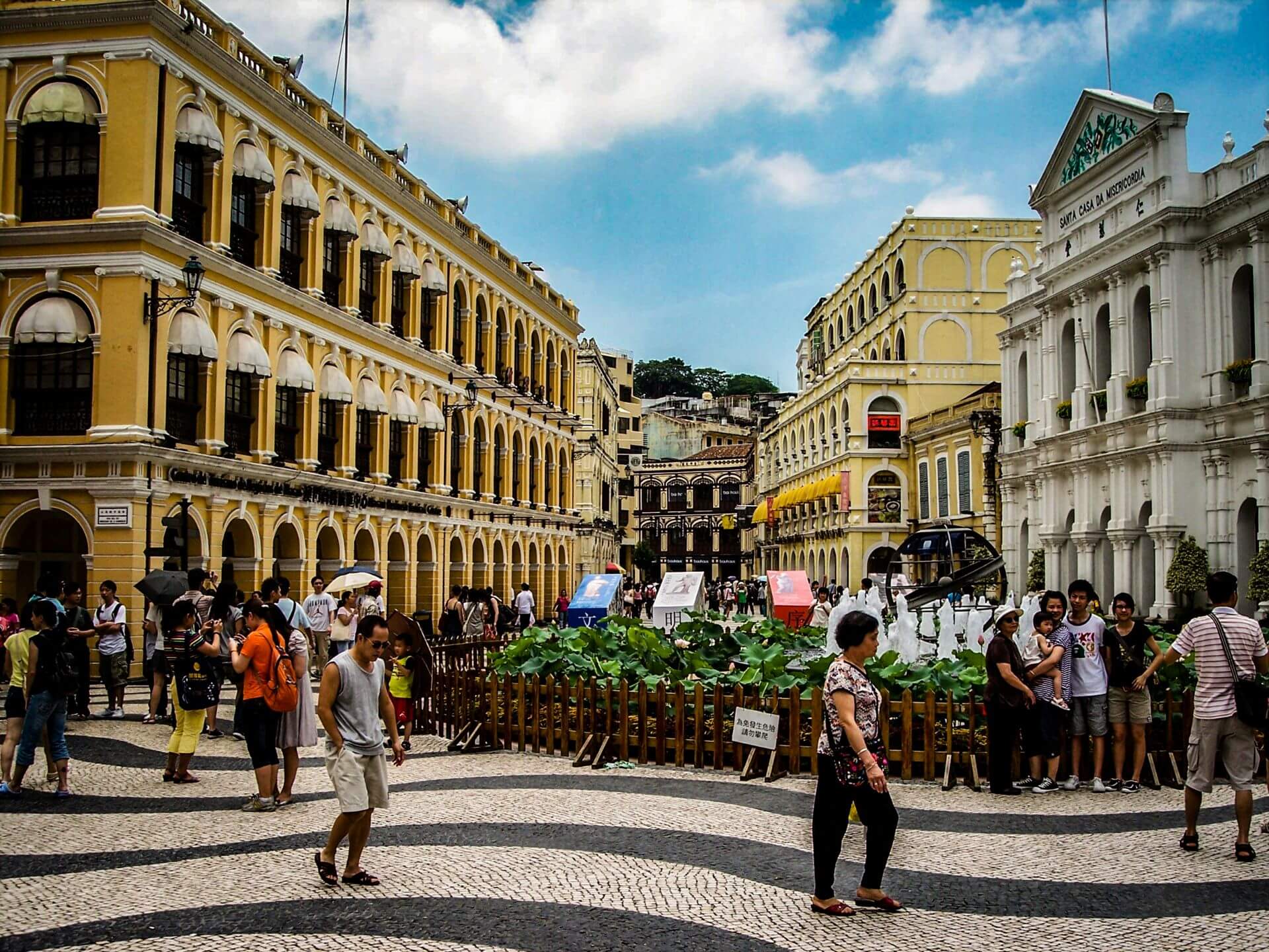 Kolonialgebaeude in Macau Kolonialgebäude in Macau