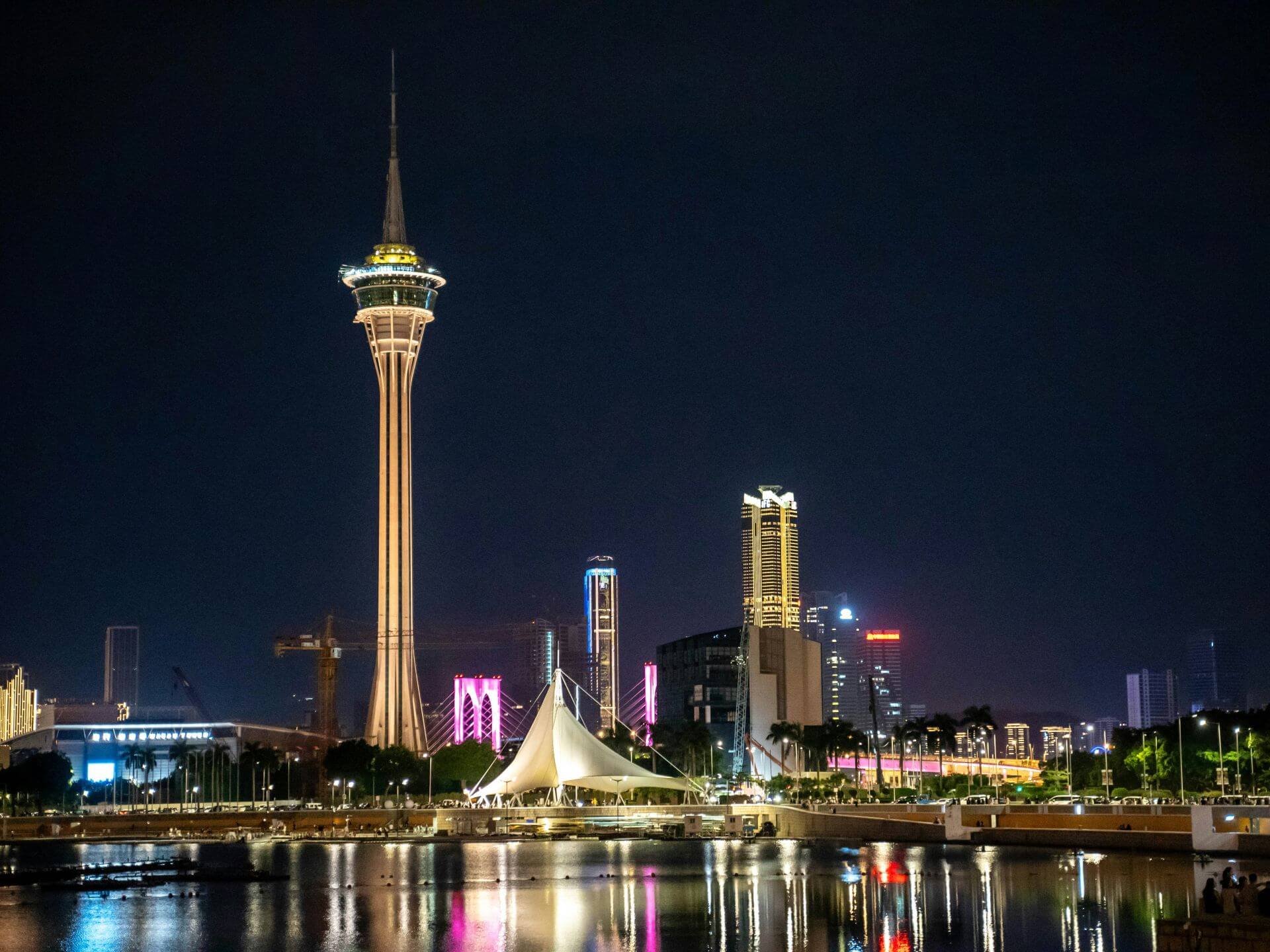 Macau Tower bei Nacht Macau Tower bei Nacht