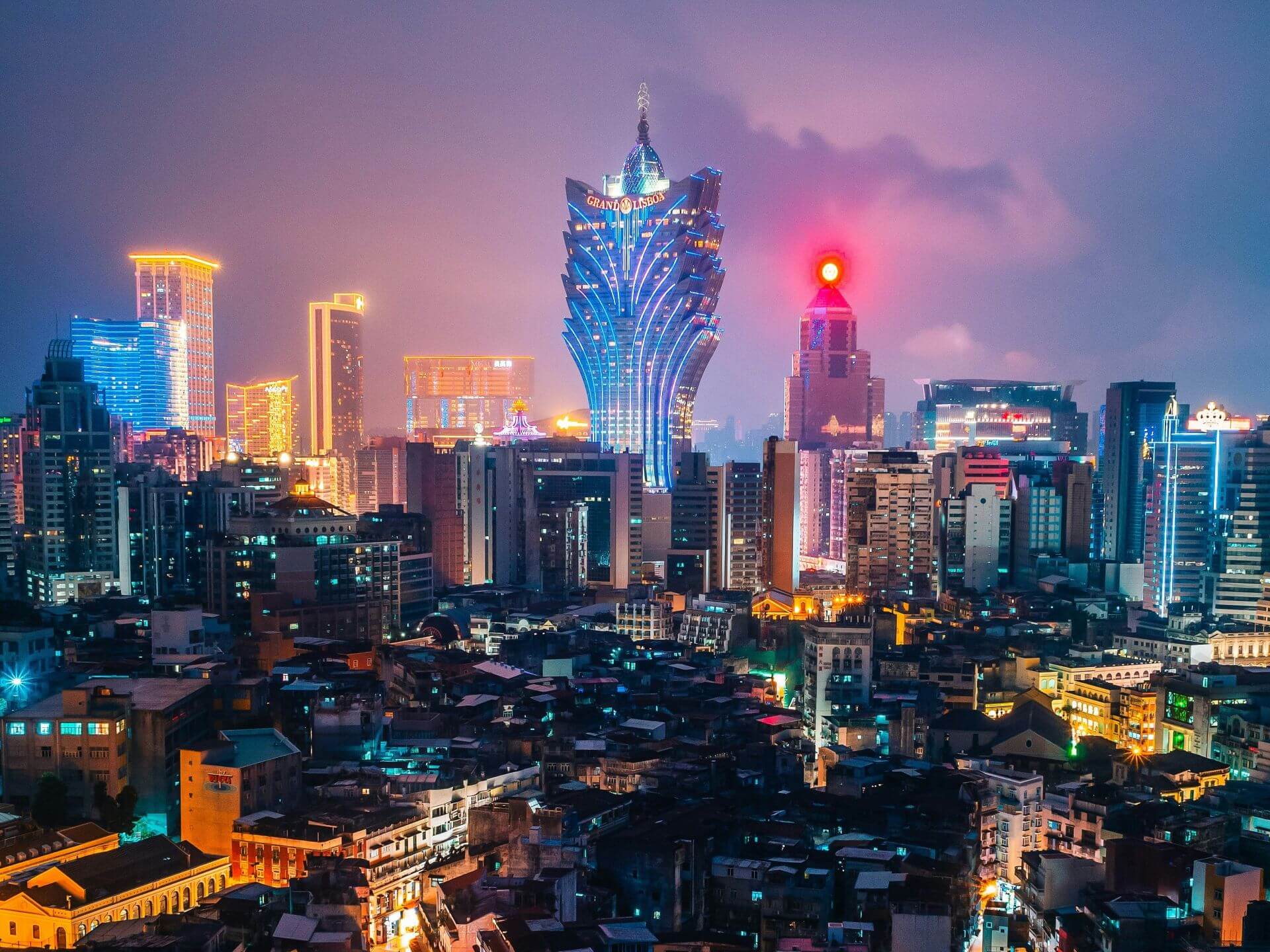 Macau bei Nacht Macau bei Nacht