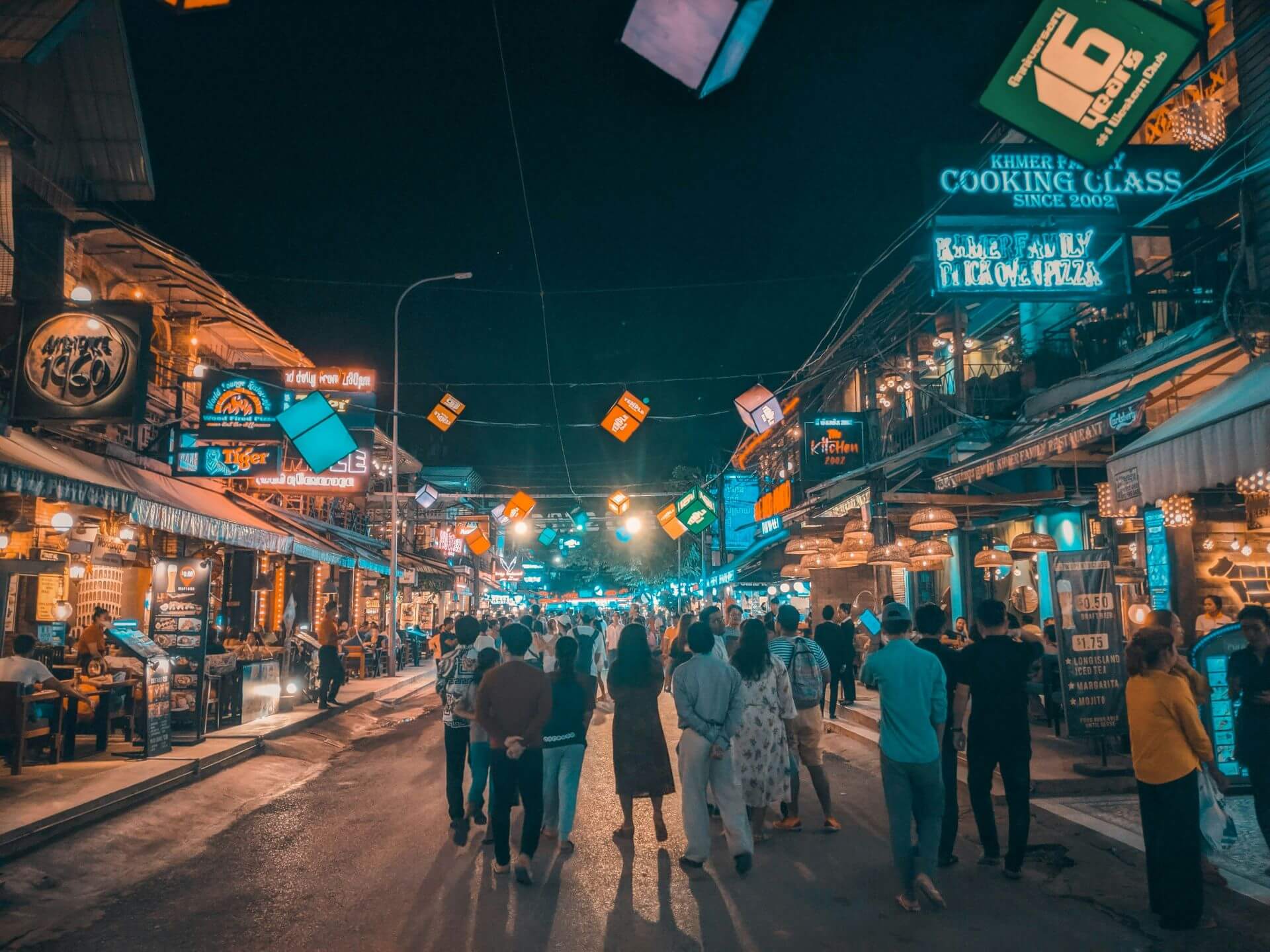 Siem Reap Bar Strasse Nachtleben Siem Reap Bar Straße Nachtleben