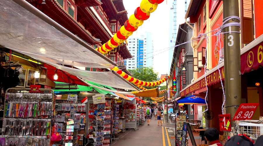 Chinatown Märkte Singapur