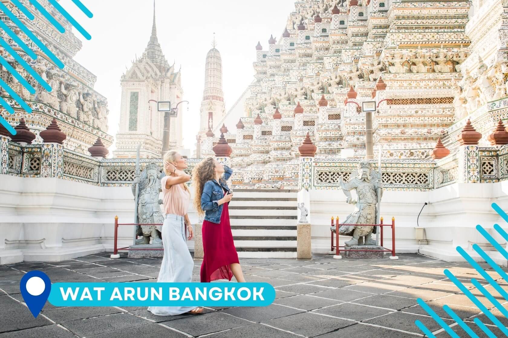 Angemessene Kleidung Frauen Tempel Thailand