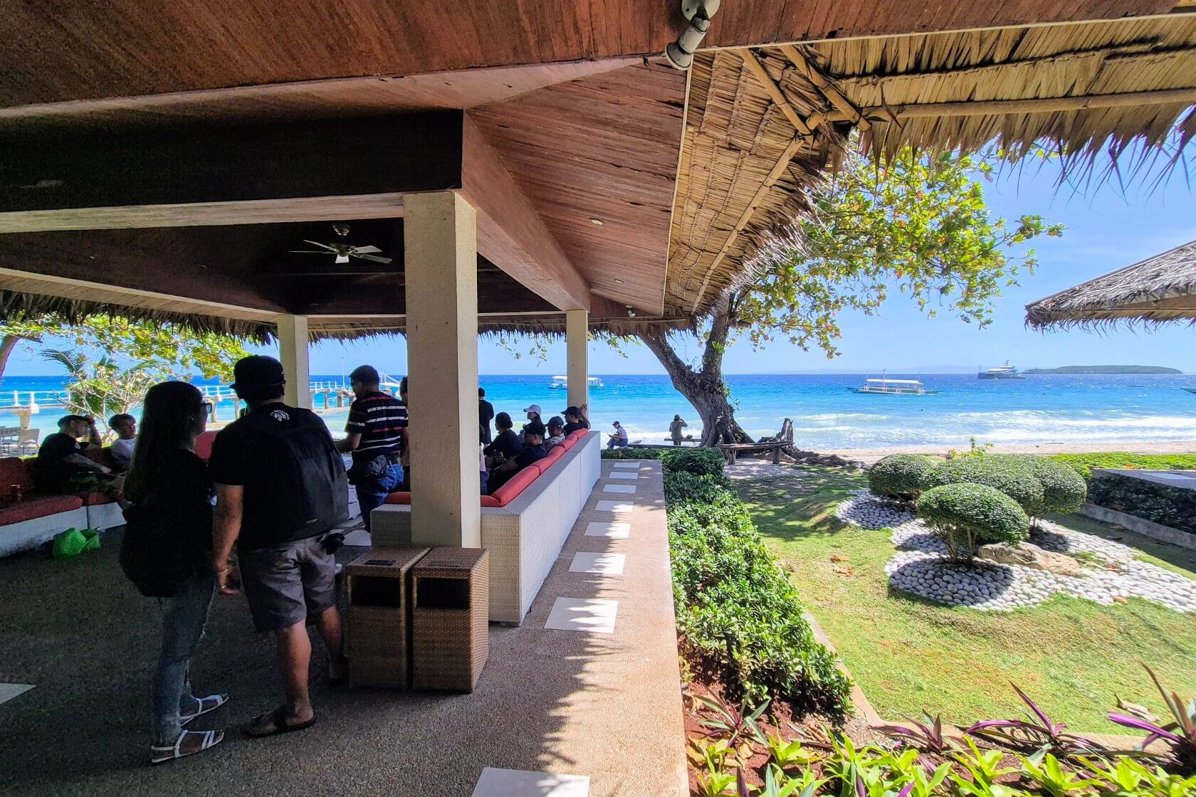 Sumilon Island Bluewater Resort Anleger auf Cebu Philippinen