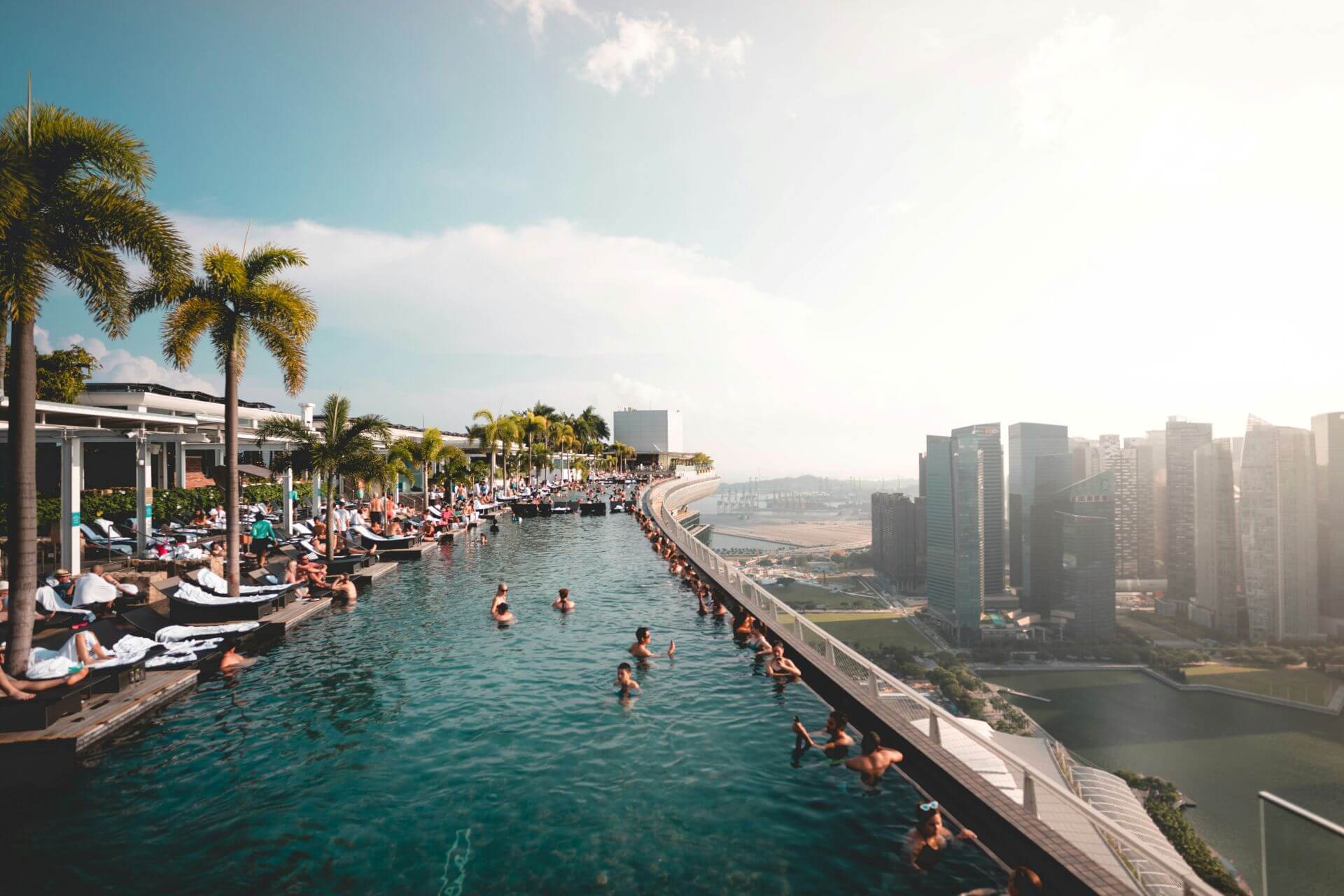 Marina Bay Sands Pool Singapur